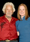 Photo showing CSO Meeting 2022 keynote speaker Dr David Suzuki, a lifelong advocate for nature, and guest speaker Dr Andrea MacNeil.
